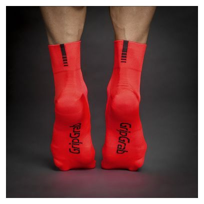 Chaussettes GripGrab Lightweight SL Short Rouge