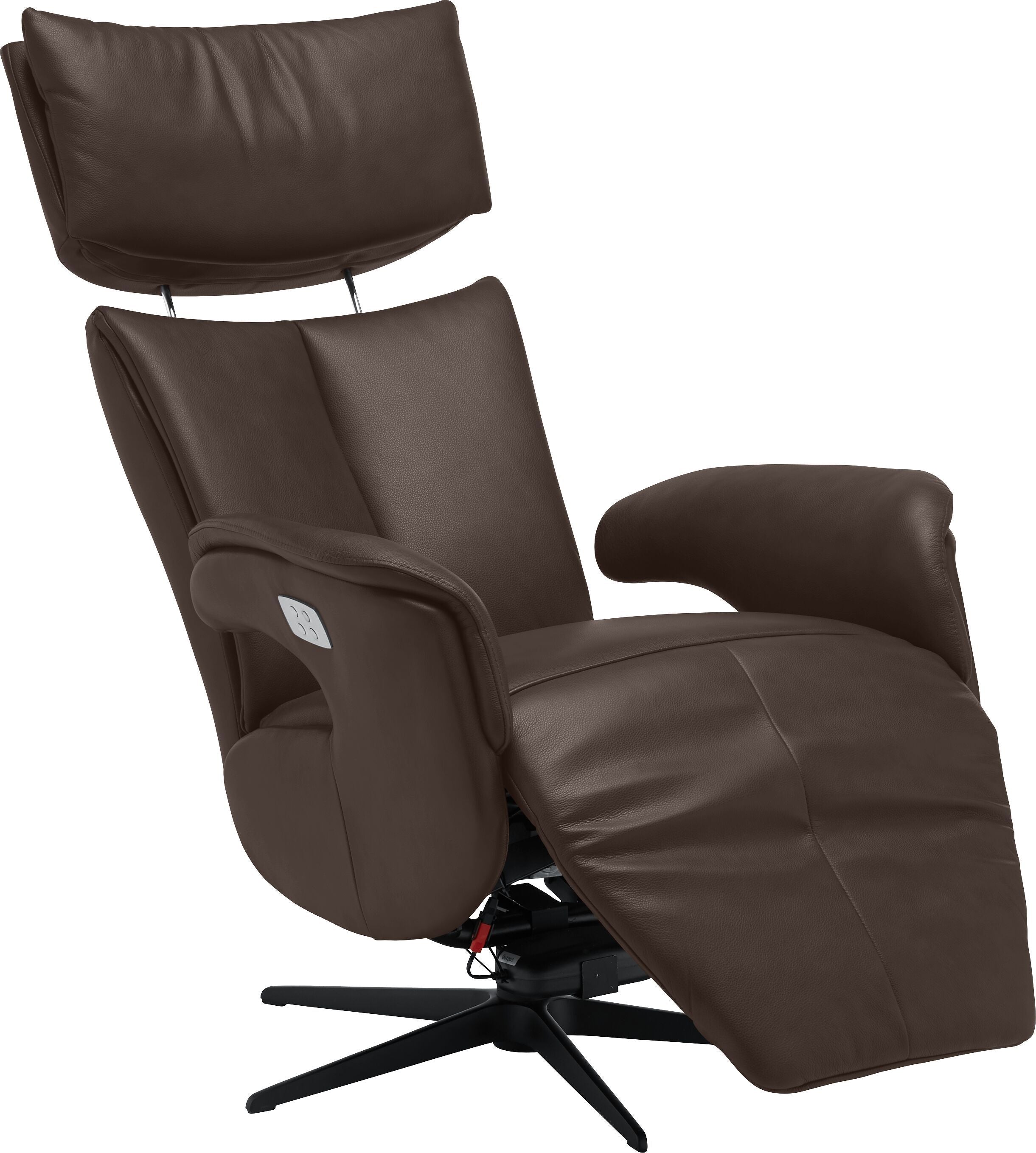 GÖTZ Relaxsessel - Dunkelbraun / B: 69.0 cm x T: 81.0 cm x H: 116.0 cm