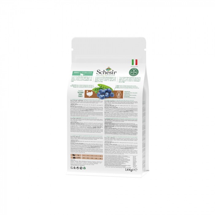 Schesir Croquettes Natural Selection Adult Sterilized - Dinde
