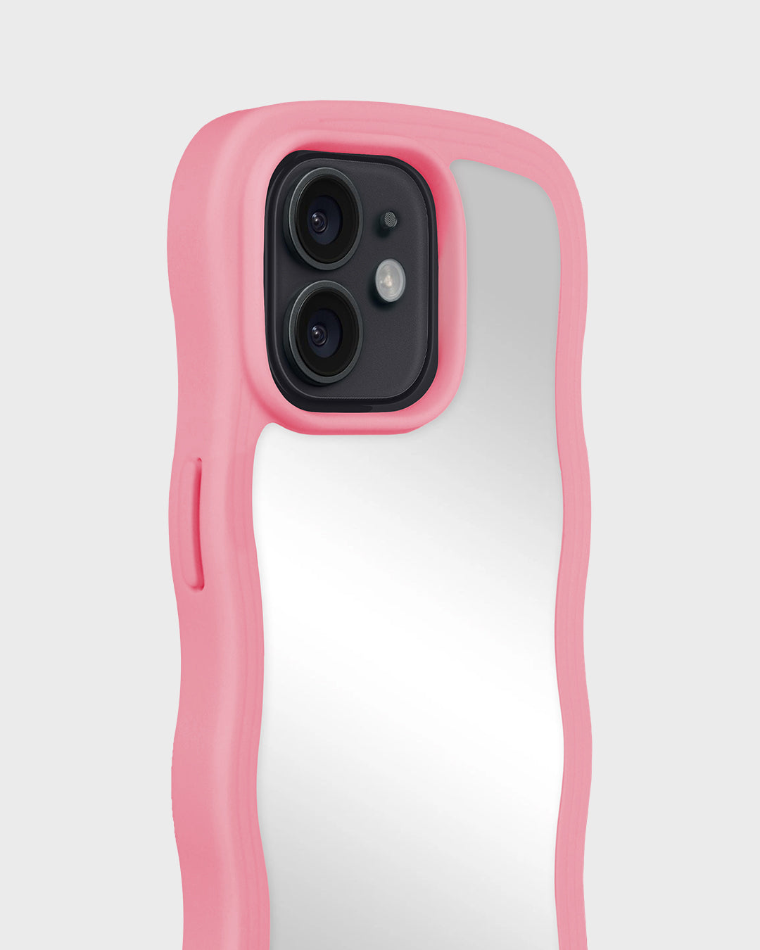 Holdit  Wavy iPhone cover - Rouge Pink/Mirror