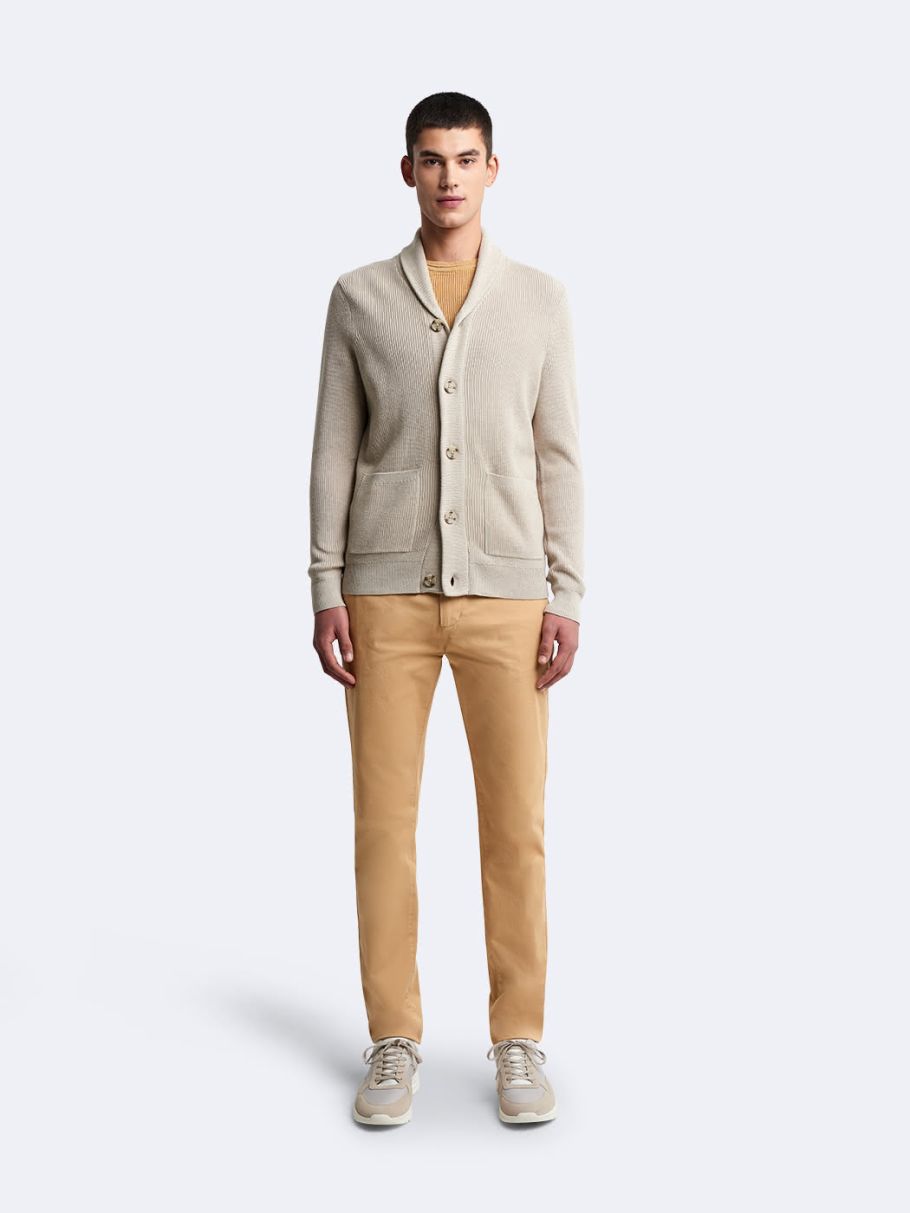 Pull col rond en coton