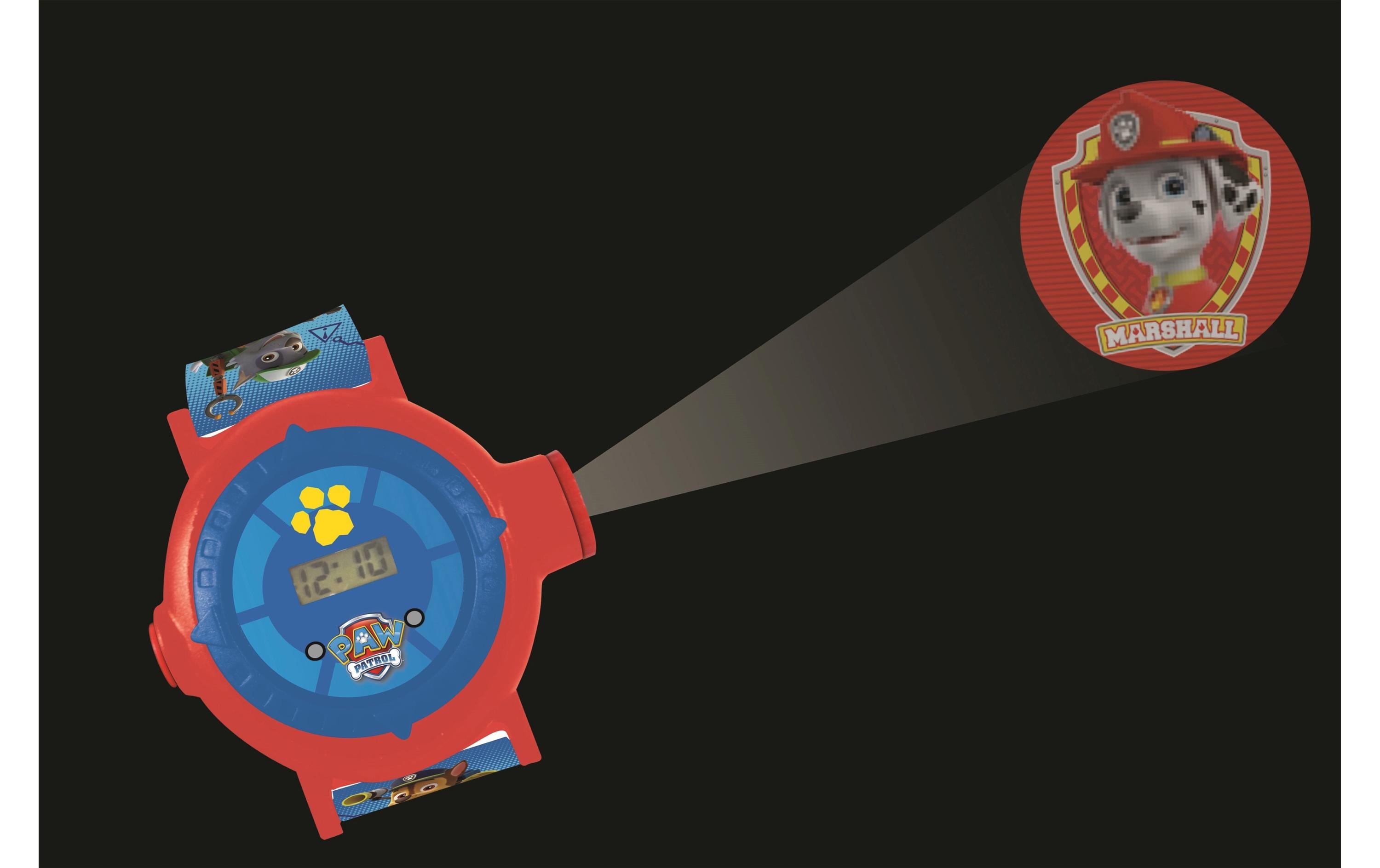Paw Patrol Digital-ProjektionsuhrEine 2-in-1-Uhr mit digitalem Bildschirm
