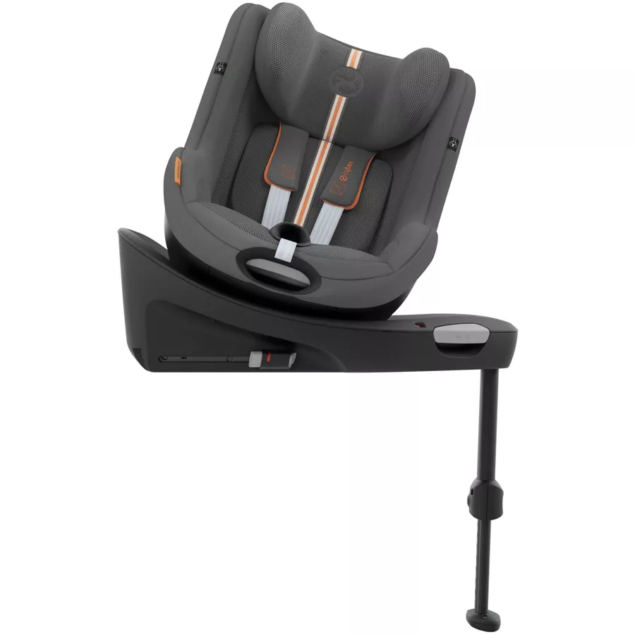 cybex GOLD Kindersitz Set Reboarder Sirona G inklusive Babyschale Cloud G inklusive Basisstation Base G Plus Lava Grey