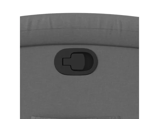 Fauteuil inclinable Gris foncé Tissu