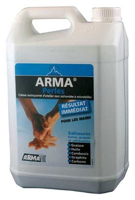 Arma  Bidon 4L Mod�le Perles  Gel Lavant D'Atelier Pour Les Mains  Sans Solvant  Avec Microbilles Plastiques Pour Salissures Fortes  Graisses  Adh�rentes.  Noir ARMA