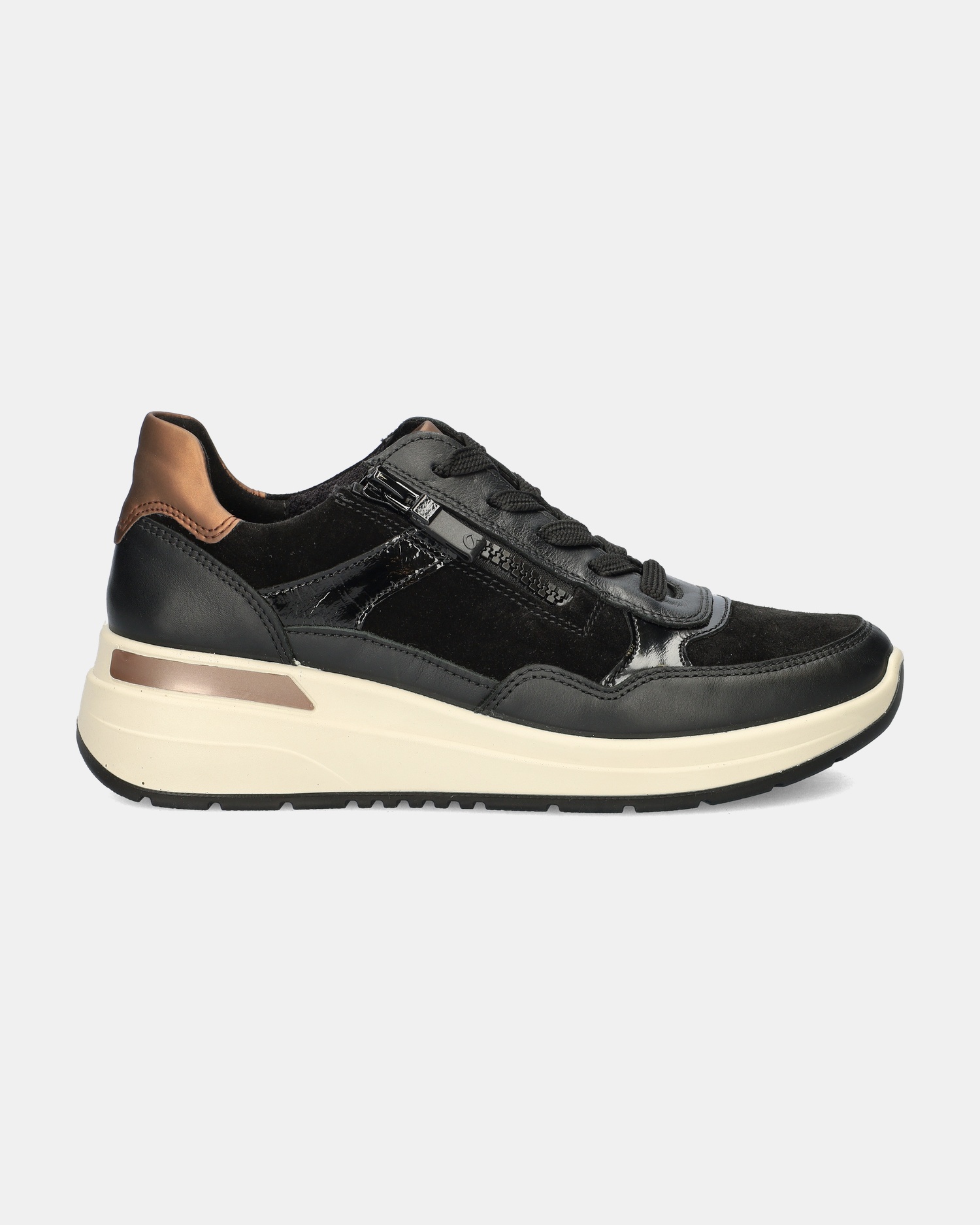 Ara Graz Lage sneakers  - zwart