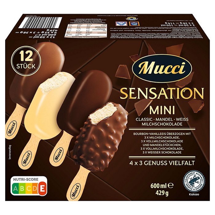 MUCCI Sensation Mini Schoko 600 ml