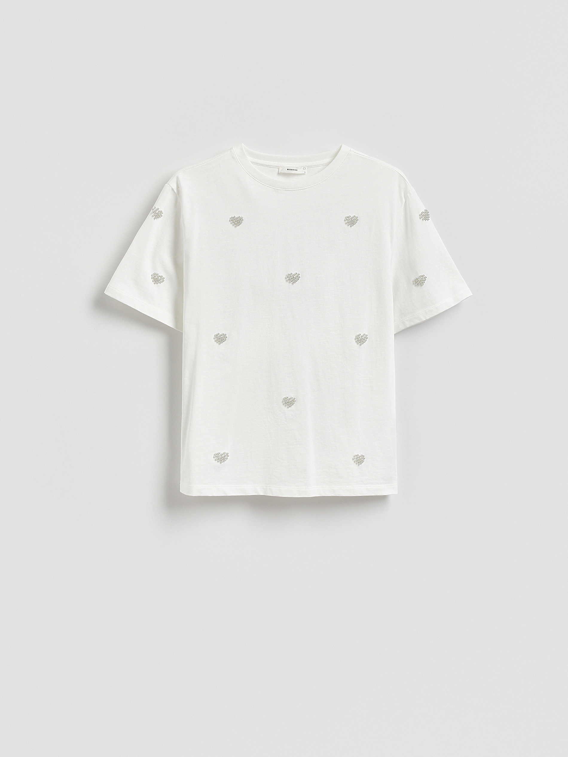 T-Shirt mit-Applikation