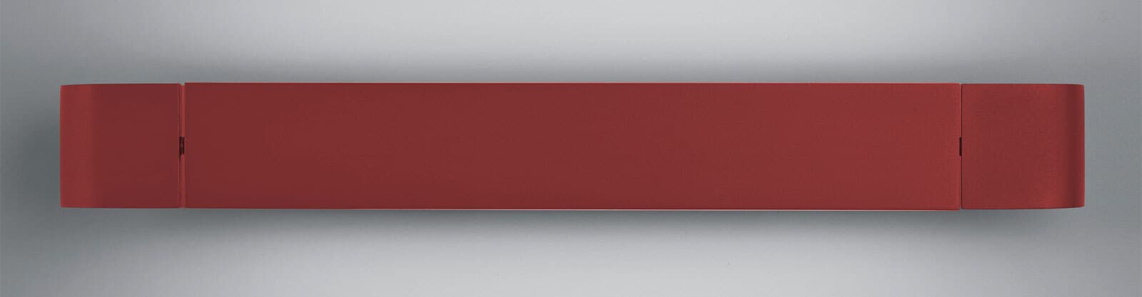 HELL LED Wandleuchte BOX indischrot