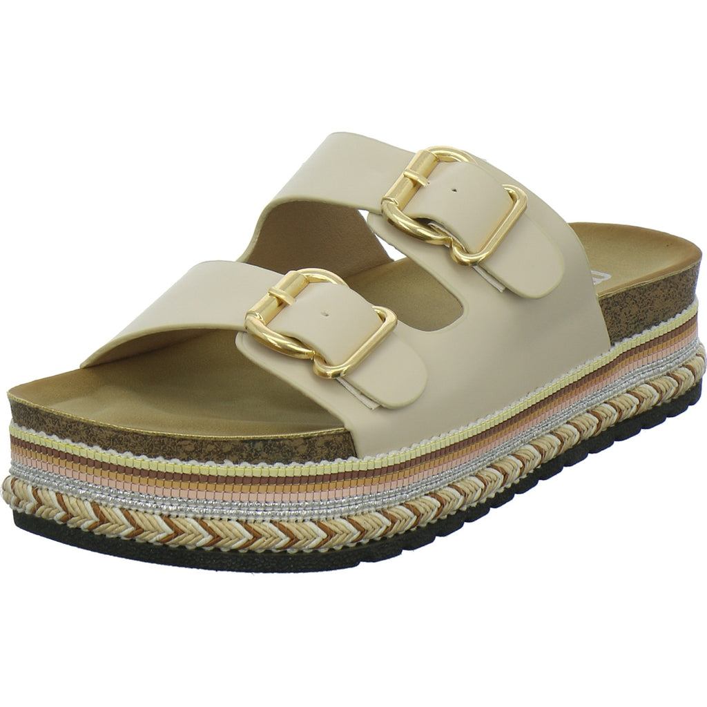 Meyla Pantoletten Damen Nabo Beige
