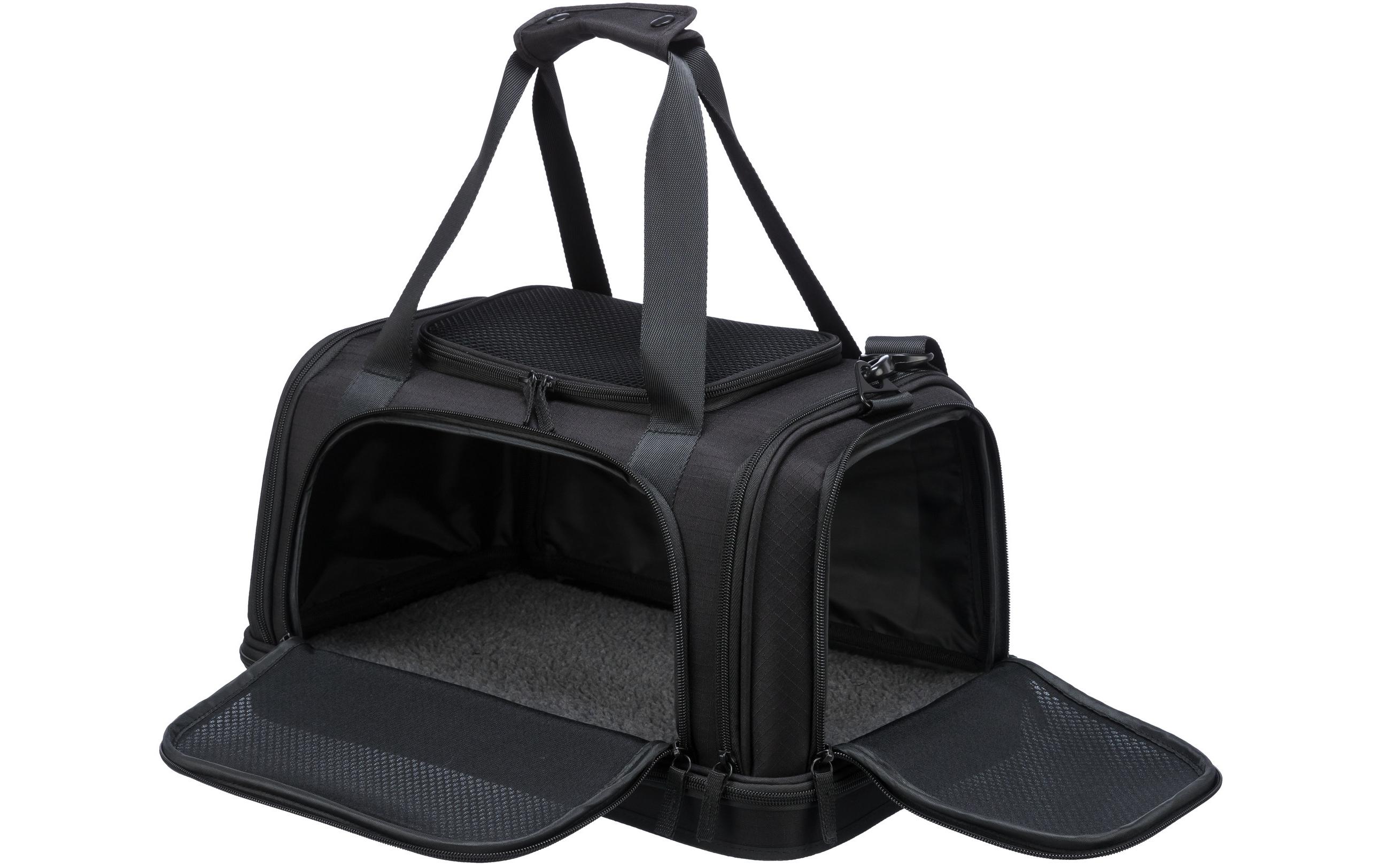 Tiertransport-Tasche Airline Plane, 28 x 25 x 44 cm, SchwarzTransport-Tasche für kleine Hunde und Katzen