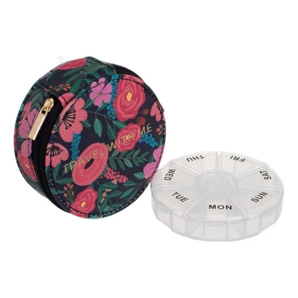 Travel With Me PILLERASK m Fodral  för 1 veckas doserings