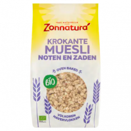 Zonnatura Biologische krokante muesli met noten en zaden