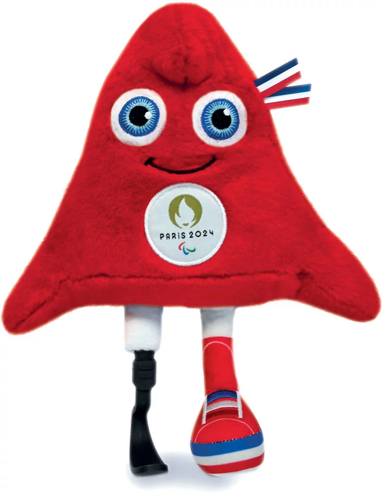 PELUCHE MASCOTTE OFFICIELLE JEUX PARALYMPIQUES PARIS 2024 - 25 CM