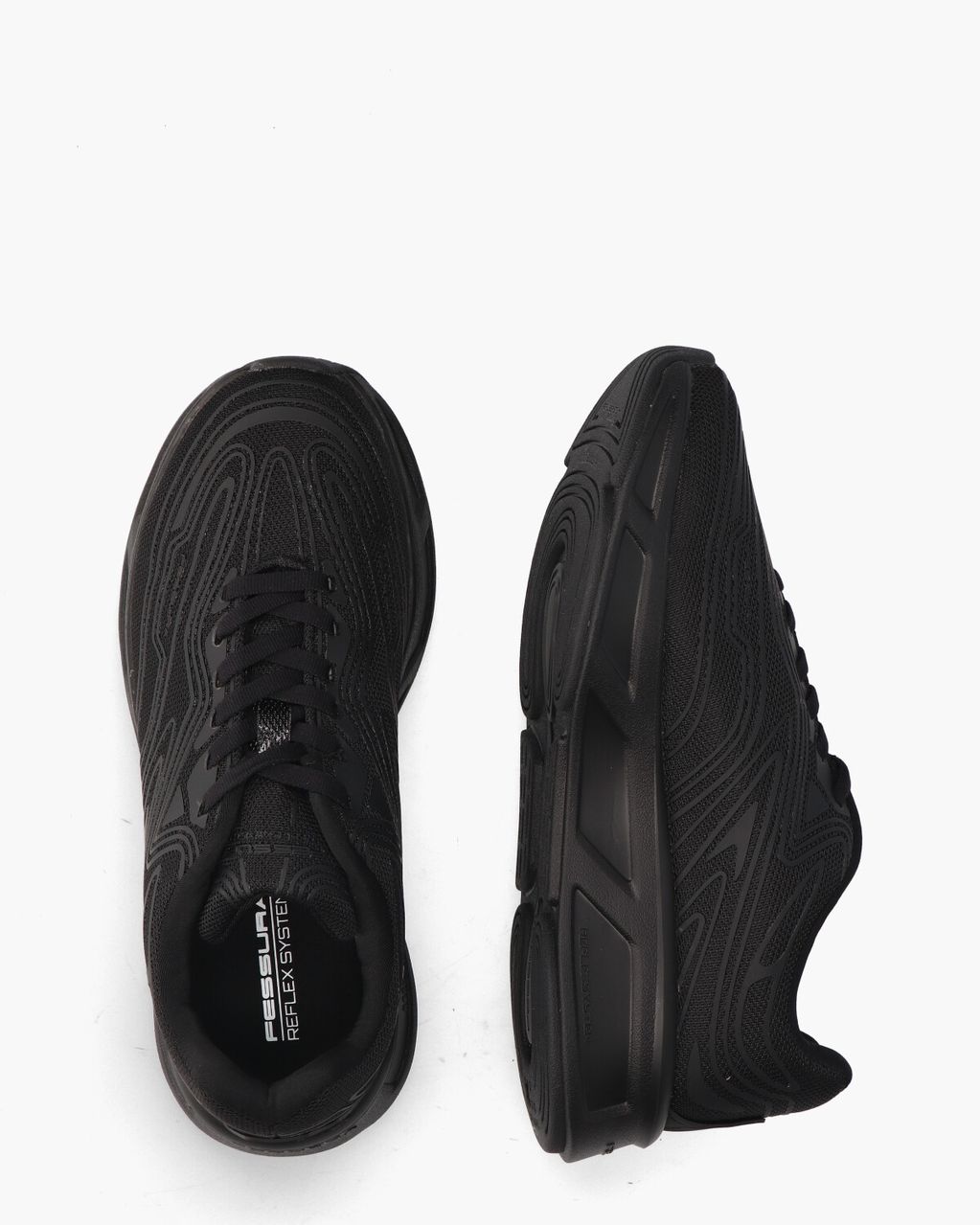 Fessura Run #01 Zwart Damessneakers