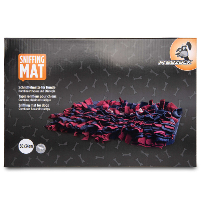 Freezack Schnüffelmatte für Hunde rot/blau 50x34cm