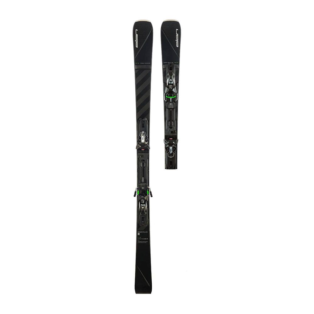 Elan VOYAGER + EMX 12.0 GW - Pack skis all mountain + Fixations Homme black