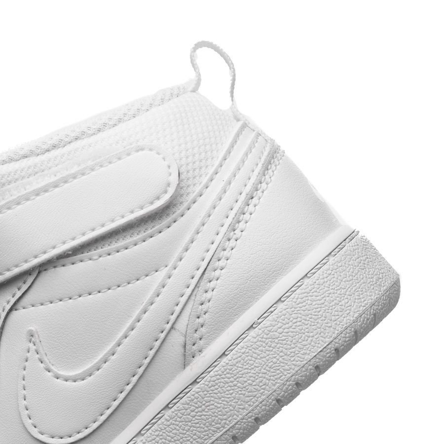 Nike Chaussures Court Borough 2 Mid - Blanc Enfant