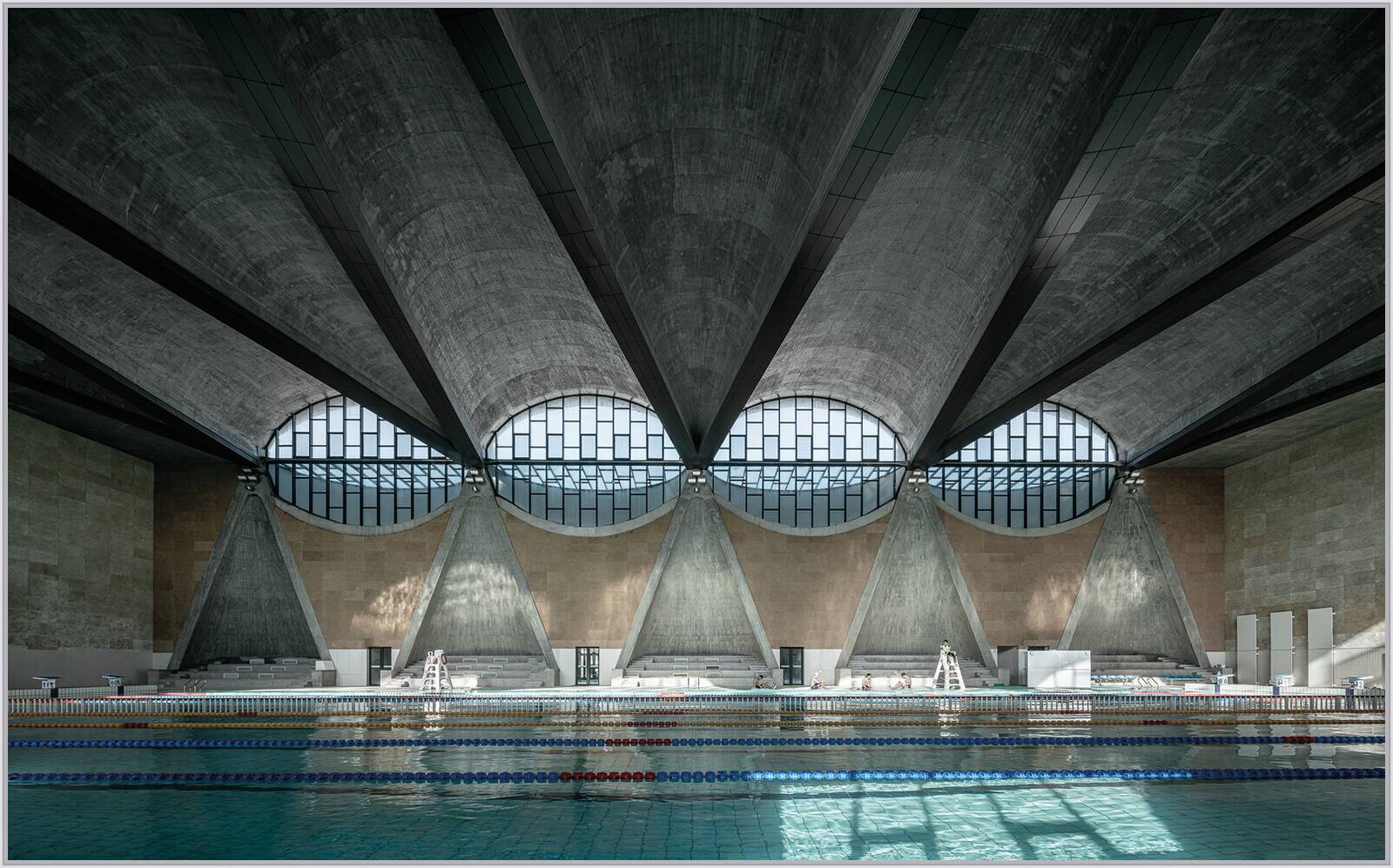 Swimming Pool of Tianjin University II by Terrence Zhang - Limited Edition. Edition of: 150. Signed.