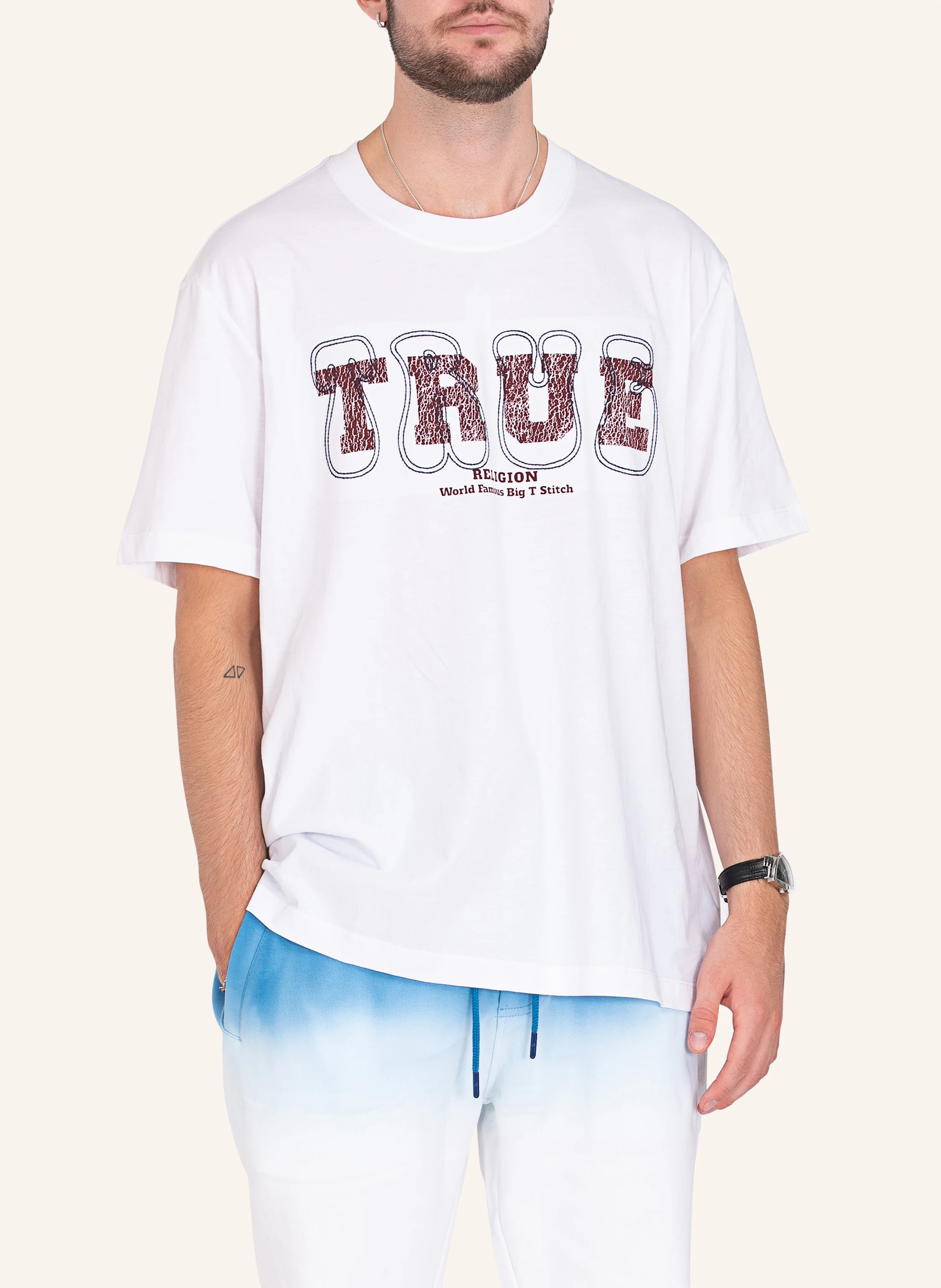 TRUE RELIGION T-Shirt SS TRUE STITCH