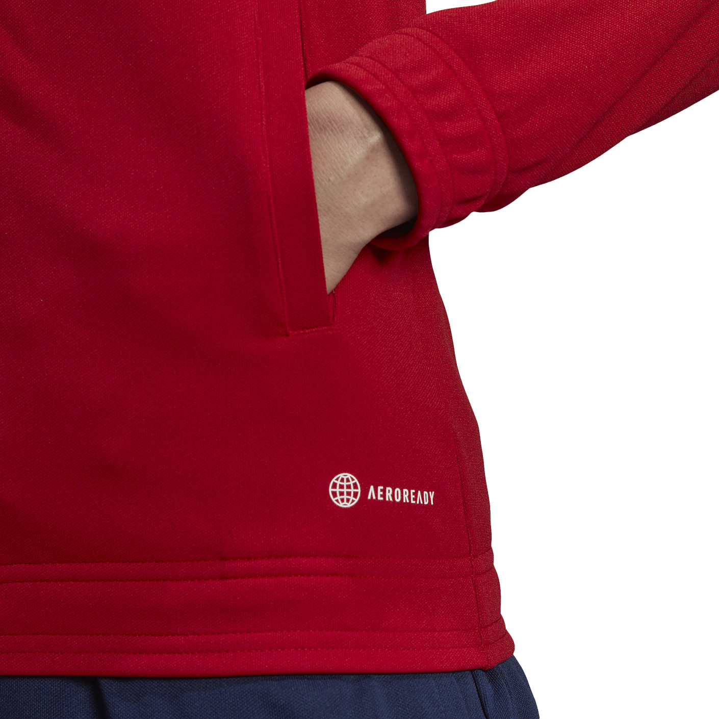 adidas Entrada 22 Full-Zip Trainingspak Dames Rood Zwart Wit