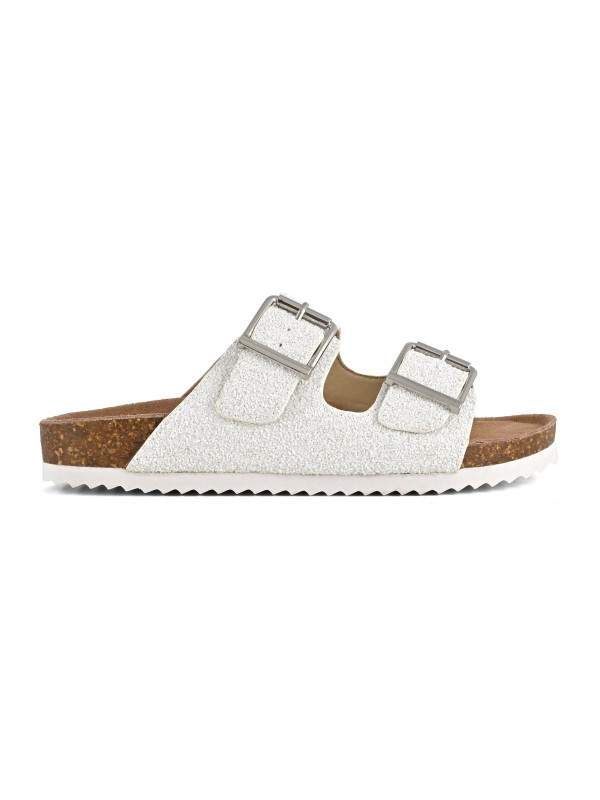 Colors Of California - Mules Glitter Blanc