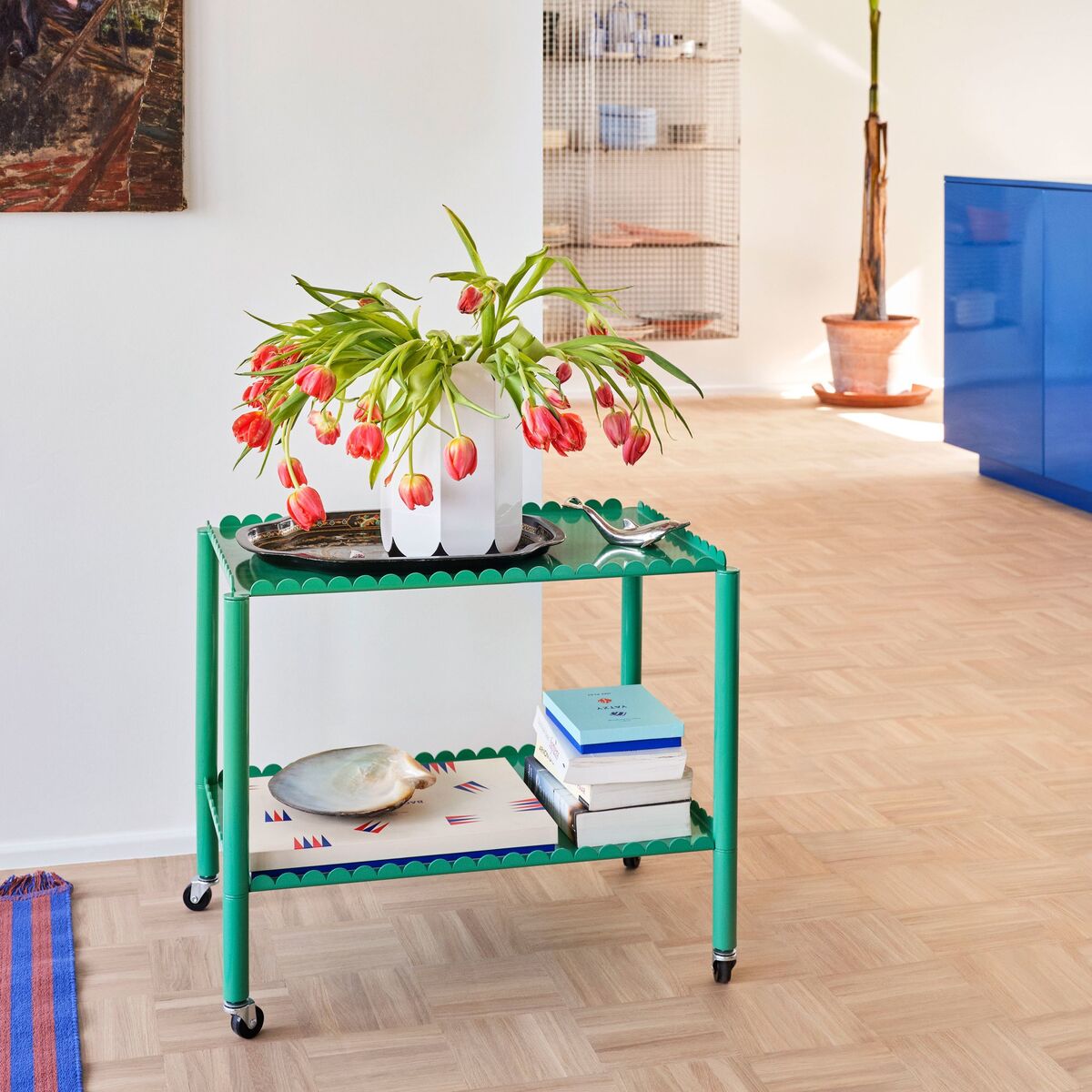Arcs Trolley Low vogn, jade green