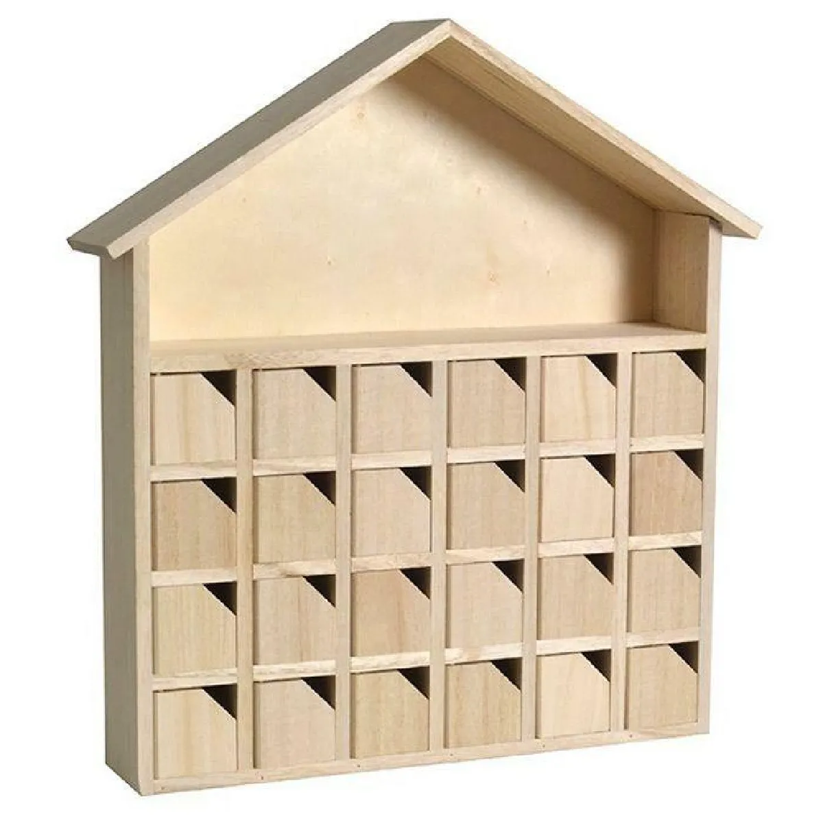 Artemio Calendrier de l'Avent Maison Bois