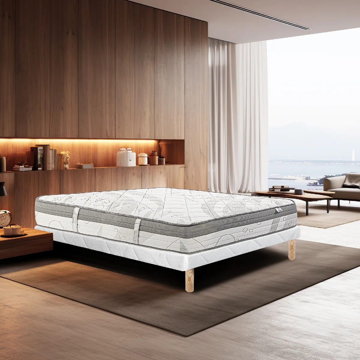 Luxury Literie Ensemble ViscoPlus 160x200 cm
