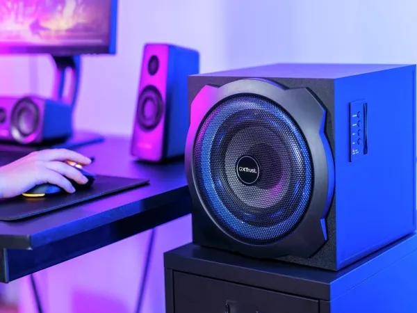Trust GXT 658 TYTAN - Højttalersystem - 5.1-kanal - 90 Watt (Total) - sort