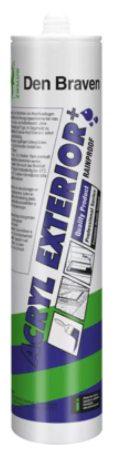 Zwaluw Den Braven Acryl Exterior  Bruin 310Ml Koker