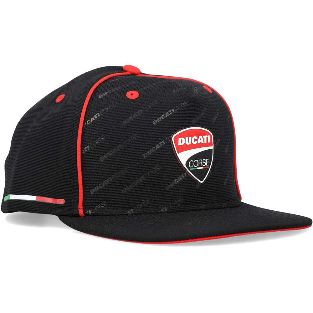 ducati racing - Casquette flat Corse Noir