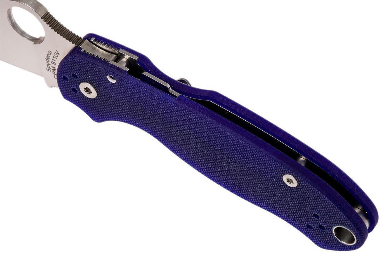 Spyderco Para 3 S110V Dark Blue C223GPDBL zakmes