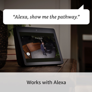 Ring Spotlight Camera Plus Plug-in Zwart