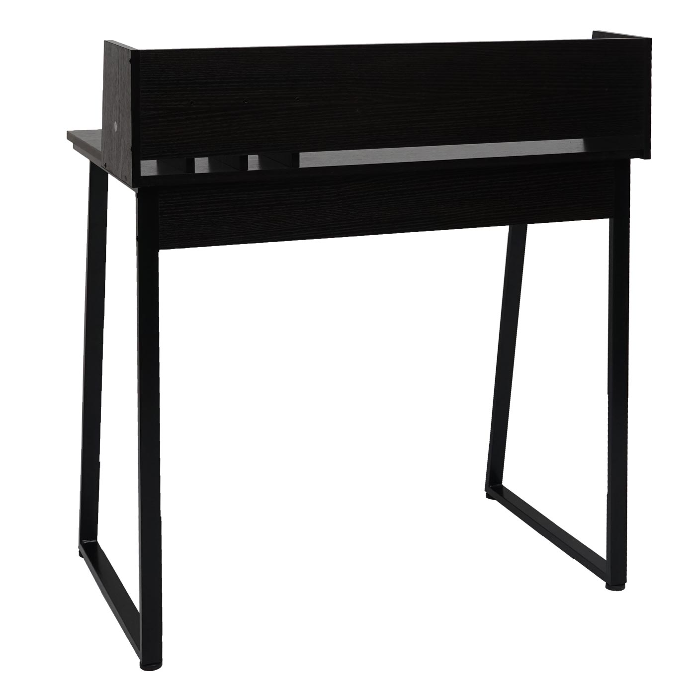 Schreibtisch MCW-K69, Laptoptisch Bürotisch, 82x51cm 3D-Struktur, Metall MDF ~ schwarz