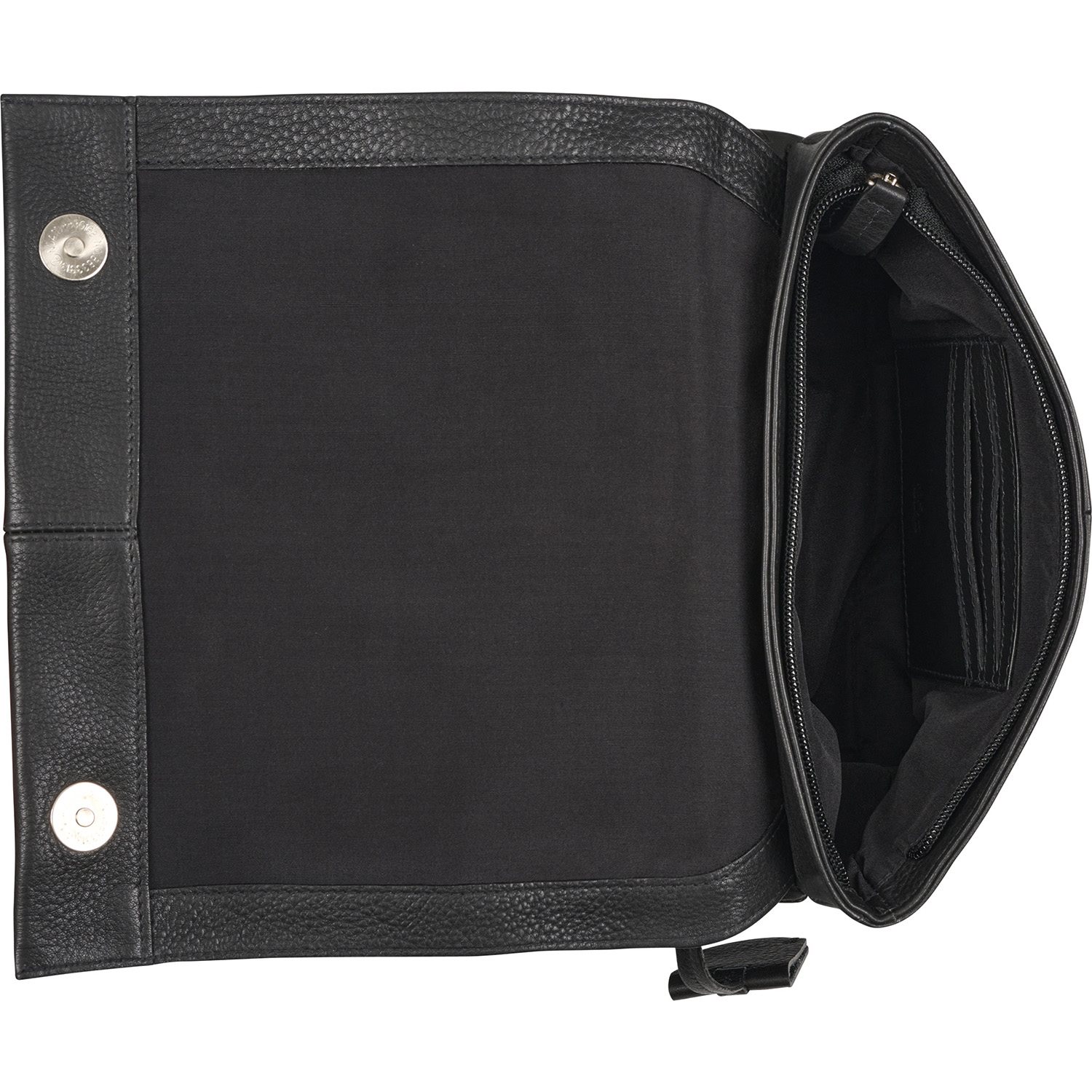 Burkely Soft Skylar Double Pocket Flap black