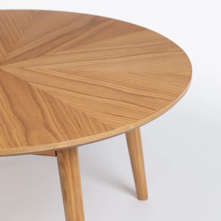 Livingstone - Liam Couchtisch Ø 80 cm, Eiche natur