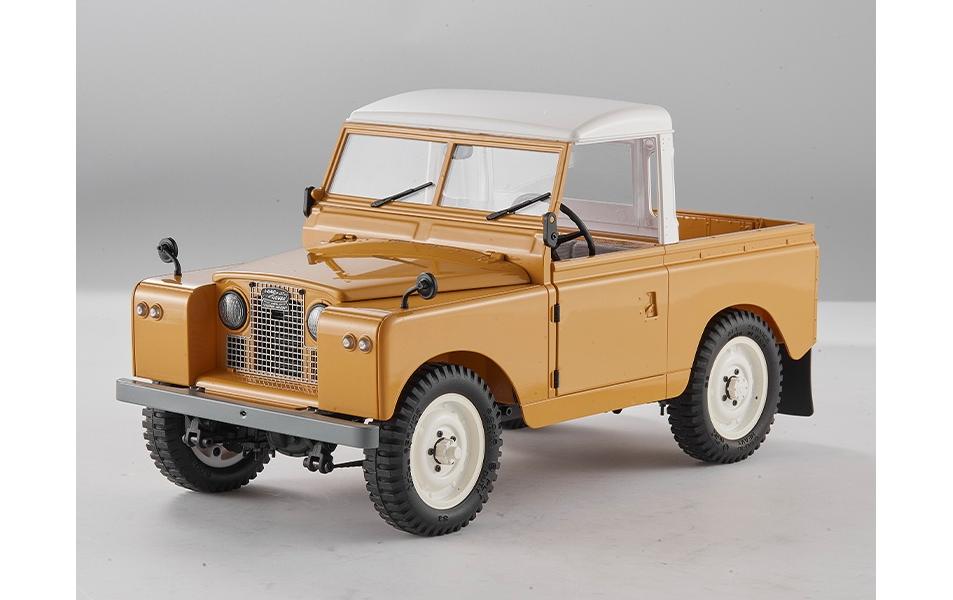 Scale Crawler Land Rover Serie II Gelb, RTR, 1:12<br>Detailgetreuer Scaler mit 2-Gang Getriebe