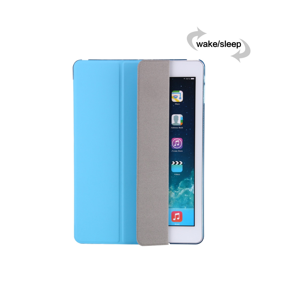 Smartdeksel / stativ til iPad Air 2 rosegullfarget
