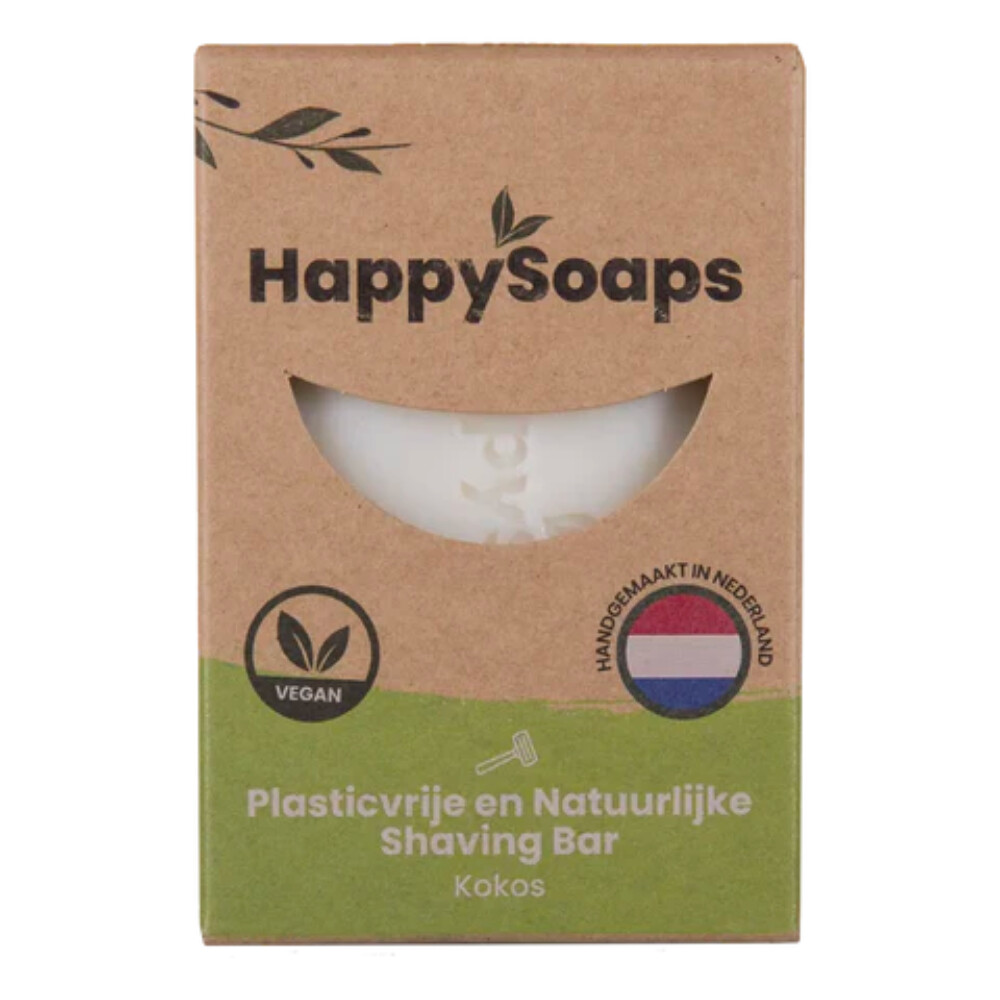 HappySoaps Shaving Bar Kokos70 gr