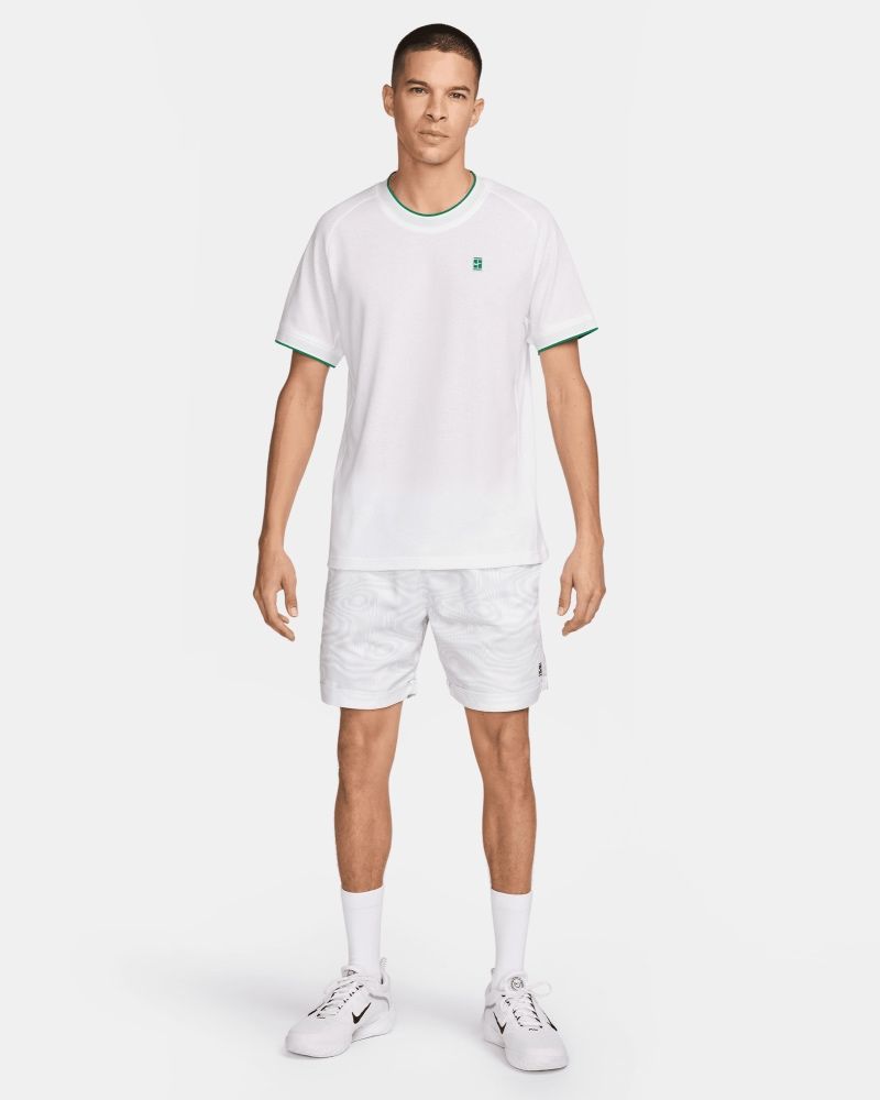 Haut de tennis Nike NikeCourt Blanc pour homme