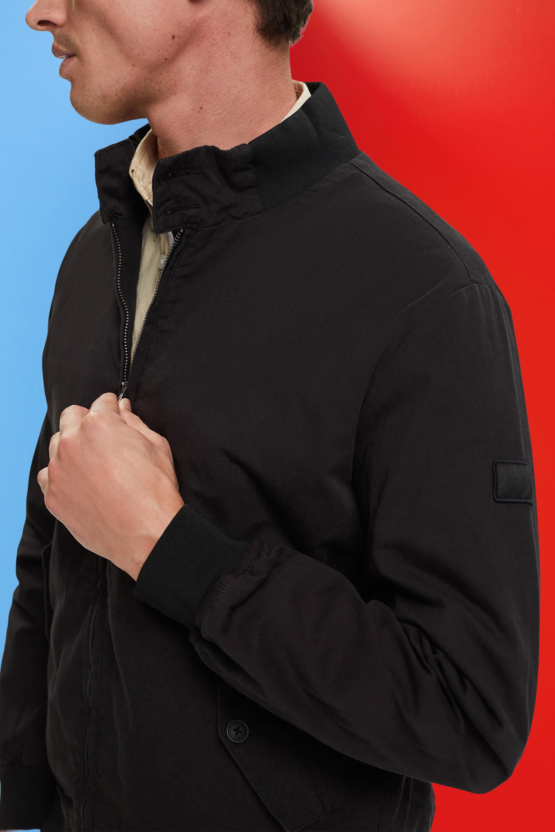 Blouson à col droit