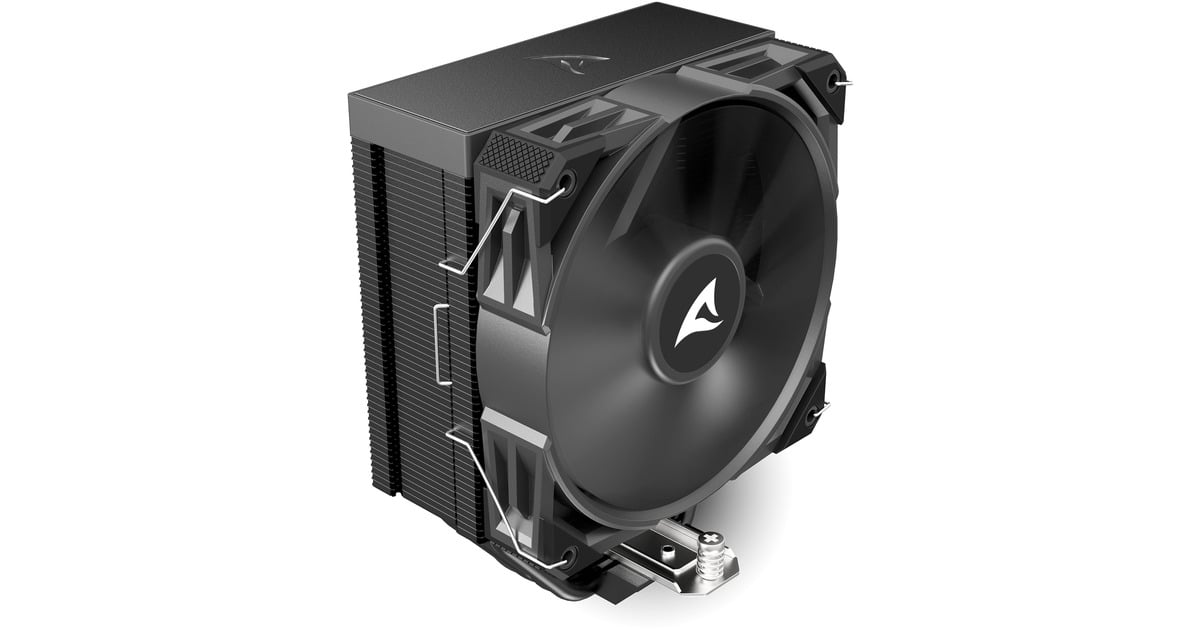 SharkoonA40 CPU-koeler  (Zwart, 4-pins PWM fan-connector)