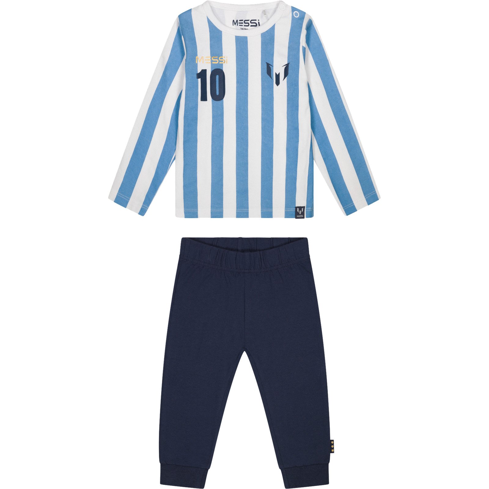 Messi Kinder-Pyjama hellblau