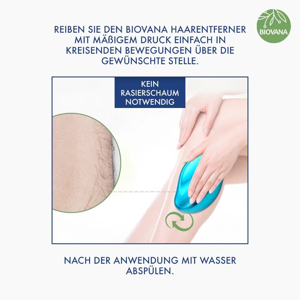 Biovana Rubby Haarentferner mit Nano-Glas-Technologie