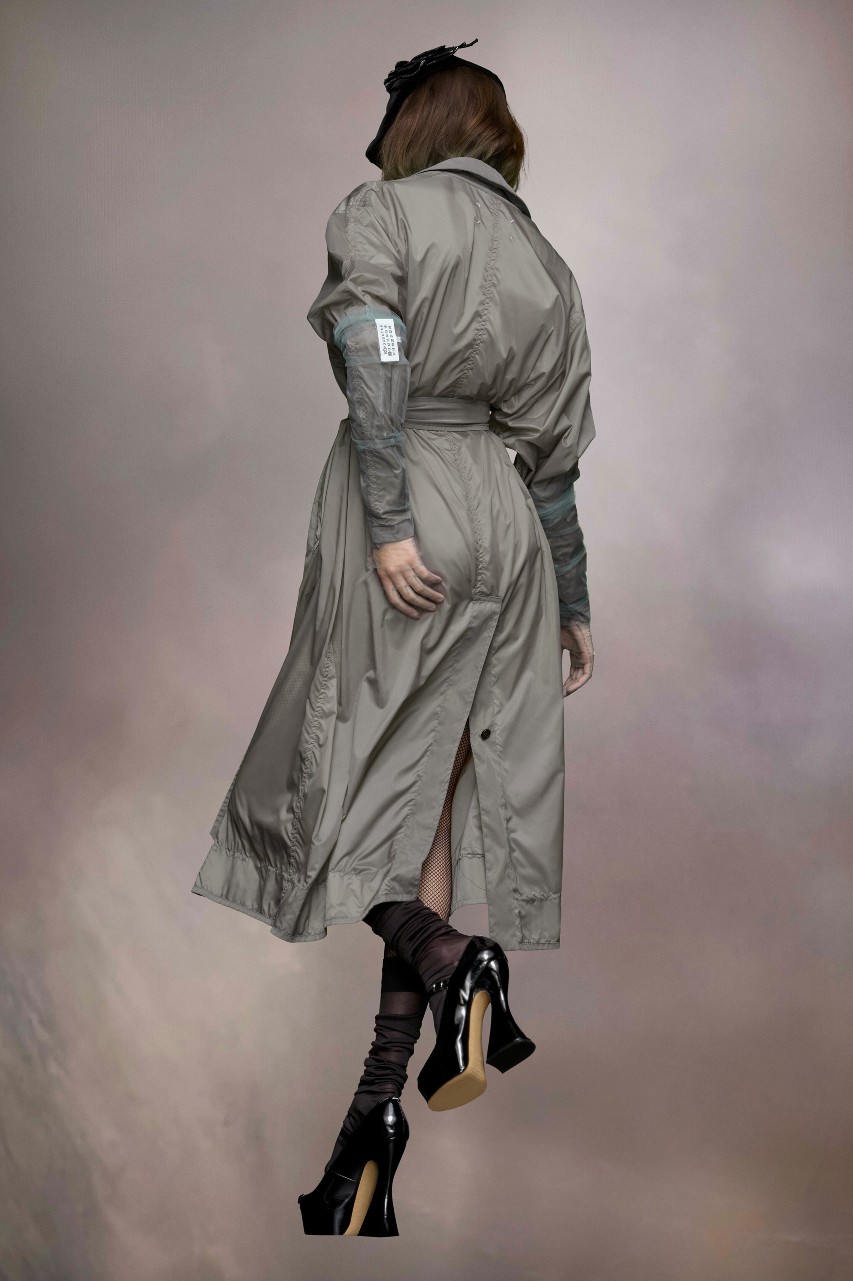 Manteau réversible Décortiqué Gris foncé