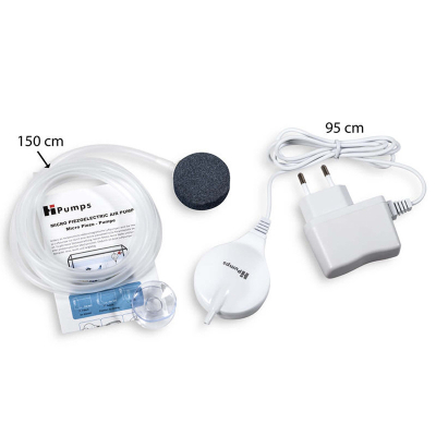 Nano Luftpumpe Piezo rund weiss 18l/h
