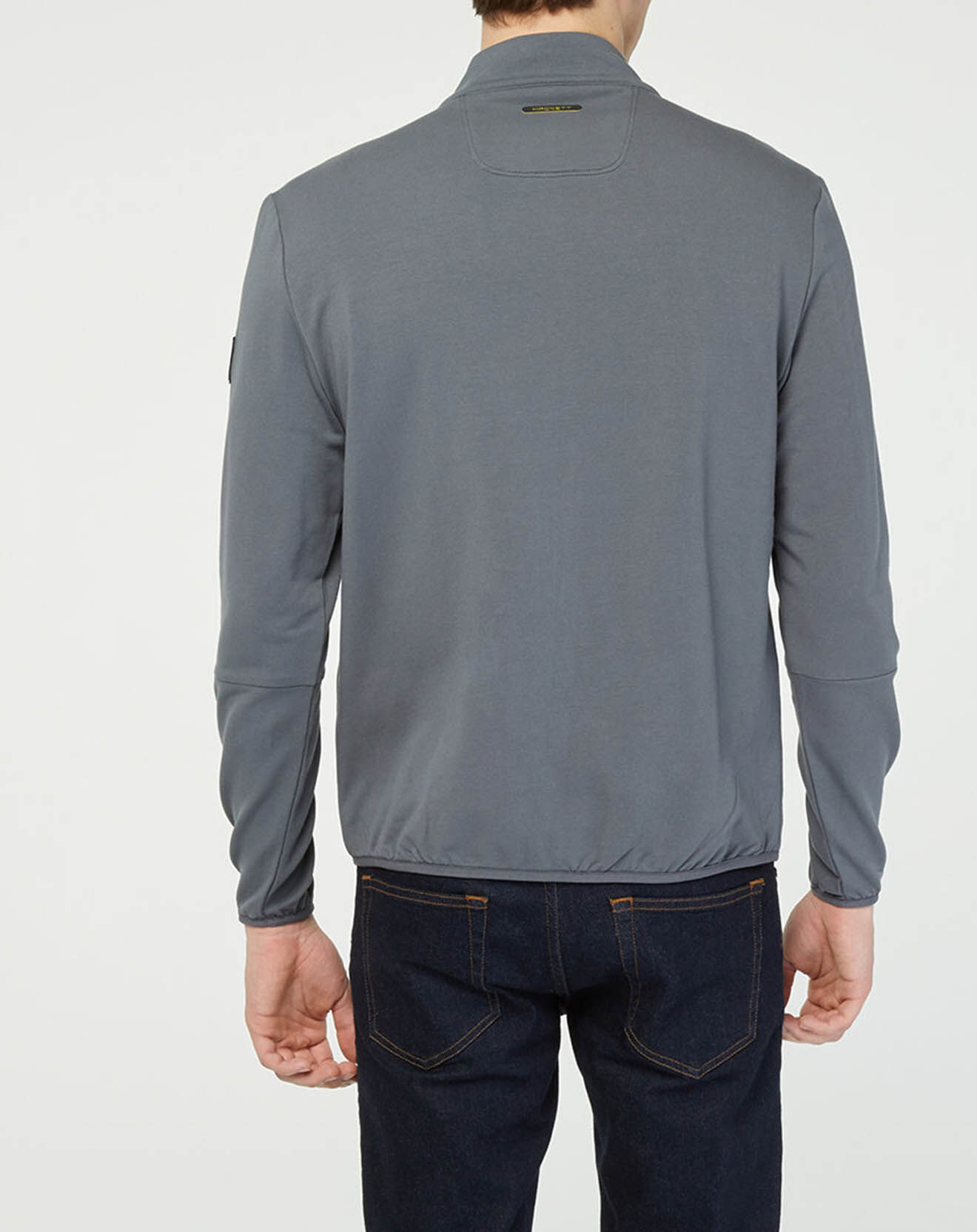 Hackett London Veste de survêtement zippée Amr Pro Down gris/noir