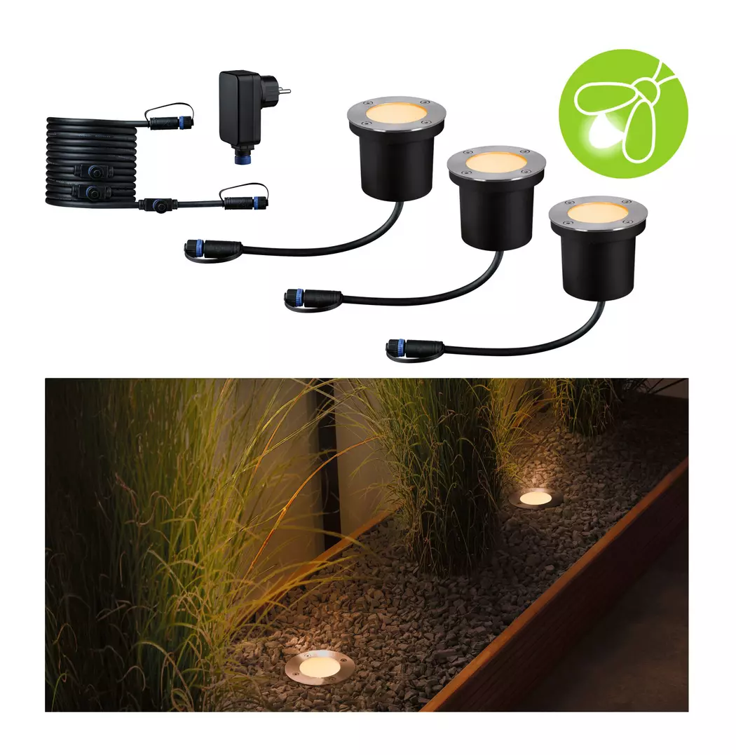 LED-Bodeneinbauleuchte Plug&Shine