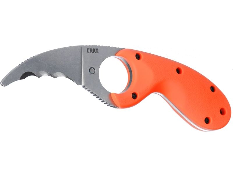 CRKT Taschenmesser Bear Claw Fixed Orange CRKT 2511ER Kampf-/Taktikmesser Claw Überlebensmesser
